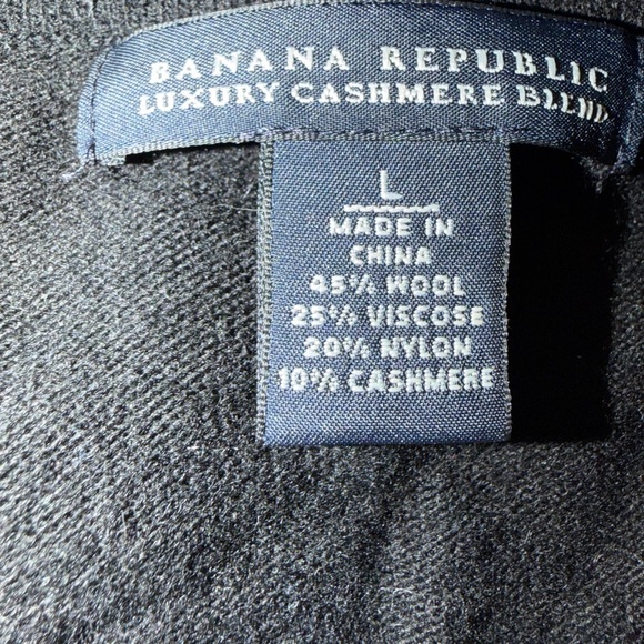 Banana Republic Black Luxury Cashmere Blend Sweater - Picture 6 of 6